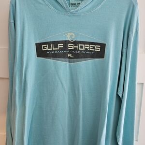 Blue 84 Aqua Gulf Shores Long Sleeve With Hood